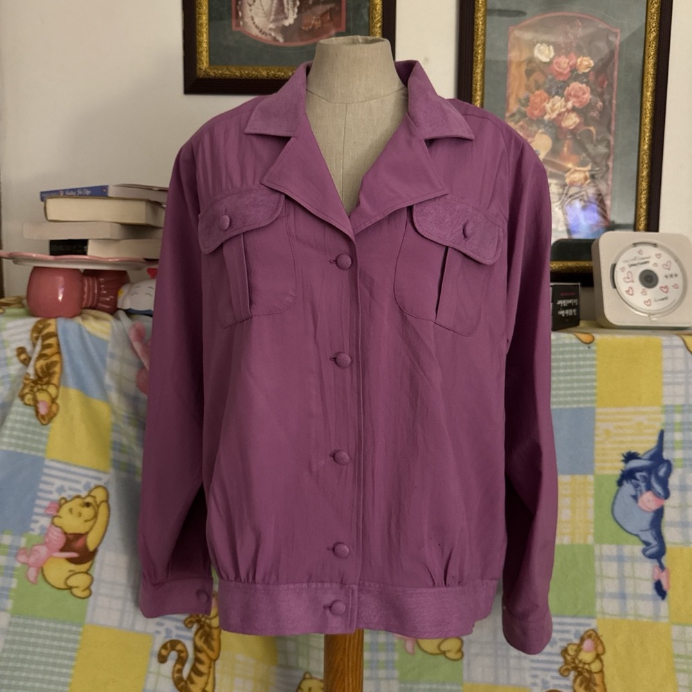 Purple jacket